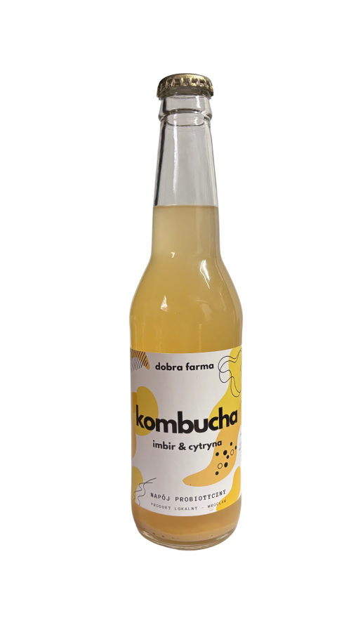 Kombucha 330 ml imbir & cytryna